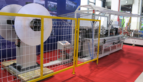 aluminum fin machine with double-head foil pay-off
