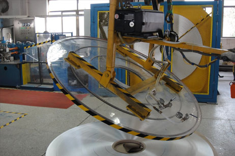 vacuum absorber for aluminum tube mill